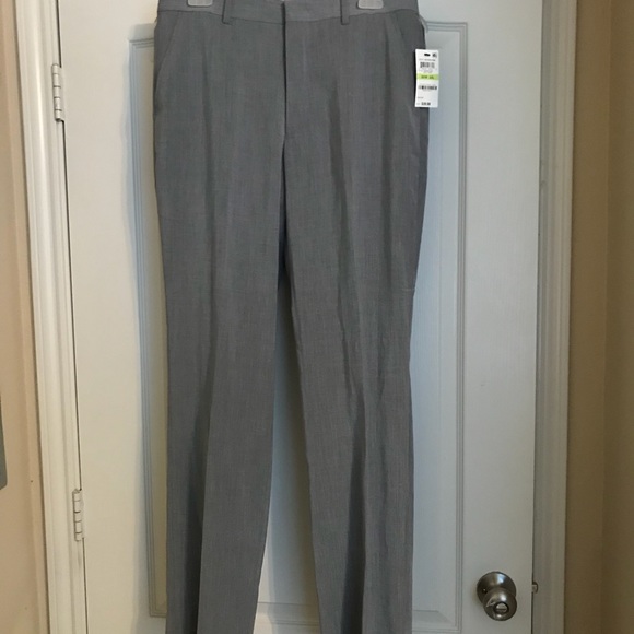 Light Grey Men Dress Pants - Picture 2 of 3
